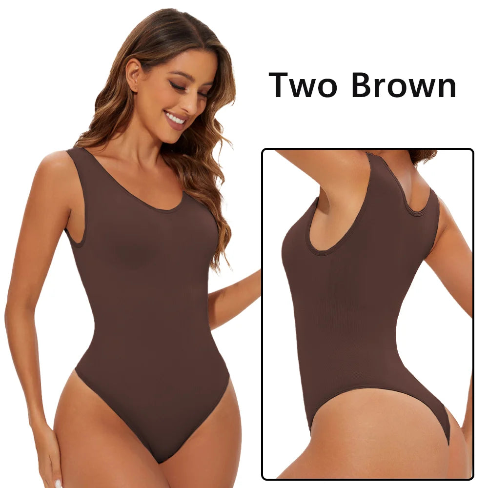 Ribbed Snatched ShapeWear BodySuit