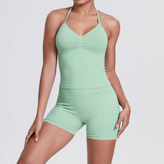 Sports Bra & Shorts Active Wear