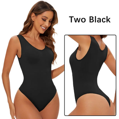 Ribbed Snatched ShapeWear BodySuit