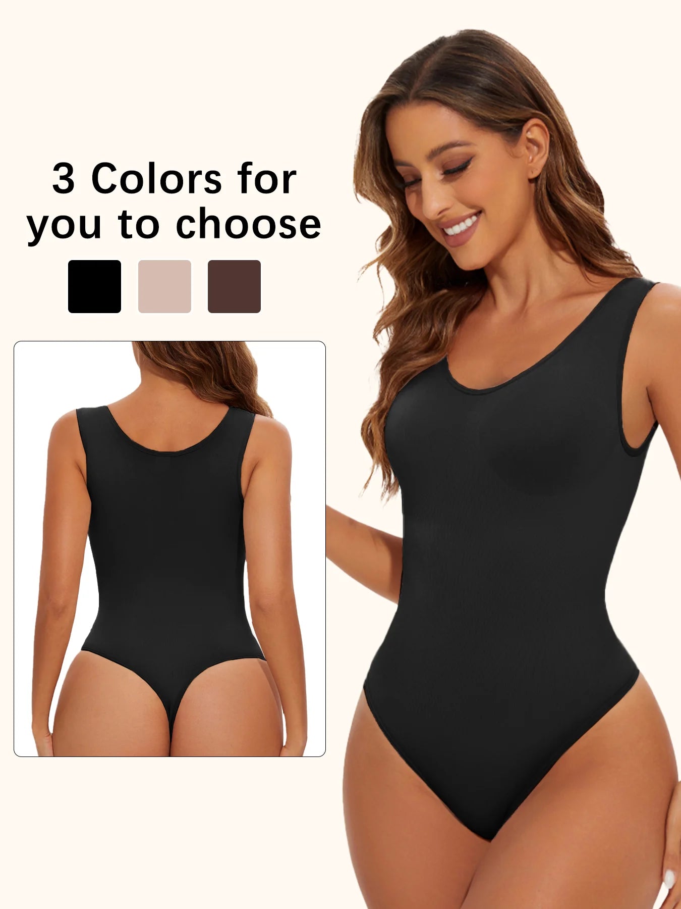 Shapewear Bodysuit Thong